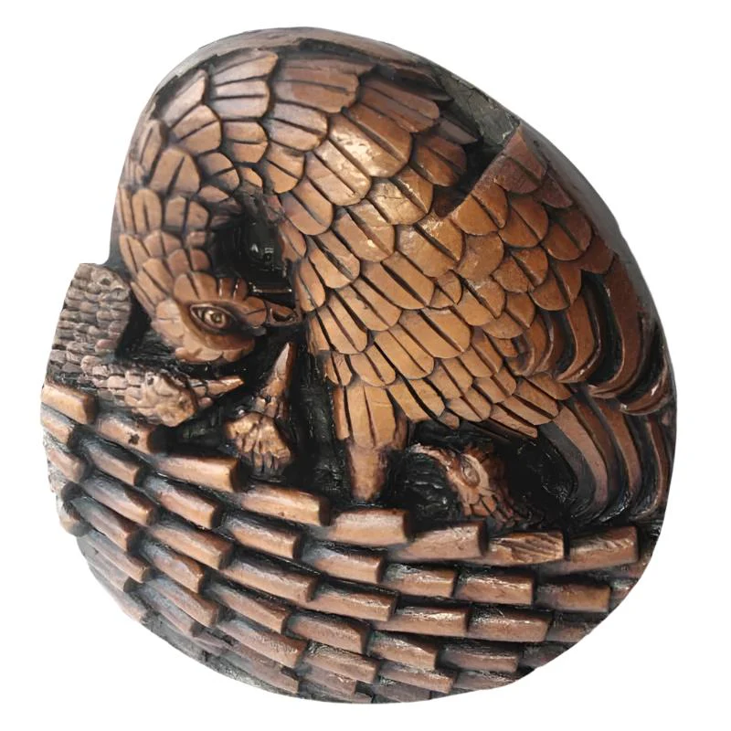 Pelican in it's Piety Cartmel Priory, Replica Church Woodcarving 18cm / 7 Inches High - Image 3